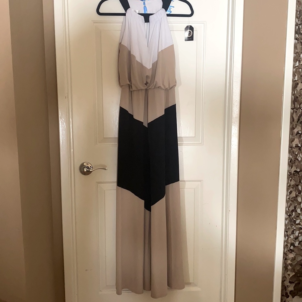 Long halter dress, size 6.